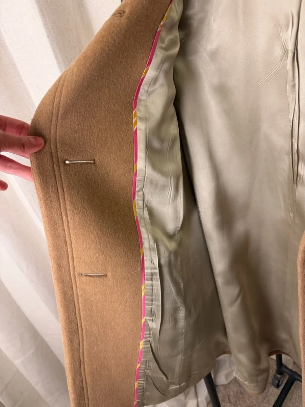 J Crew “Carrie” Wool/Cashmere Car Coat size 6 - Picture 7 of 7